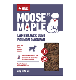 Moose & Maple Moose & Maple Lamberjack Lung - Lamb Lung Wafers Dog Treats 60g