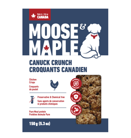 Moose & Maple Moose & Maple Canuck Crunch - Chicken Crisps Dog Treats 150g