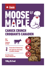 Moose & Maple Moose & Maple Canuck Crunch - Beef Crisps Dog Treats 150g