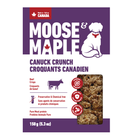 Moose & Maple Moose & Maple Canuck Crunch - Beef Crisps Dog Treats 150g