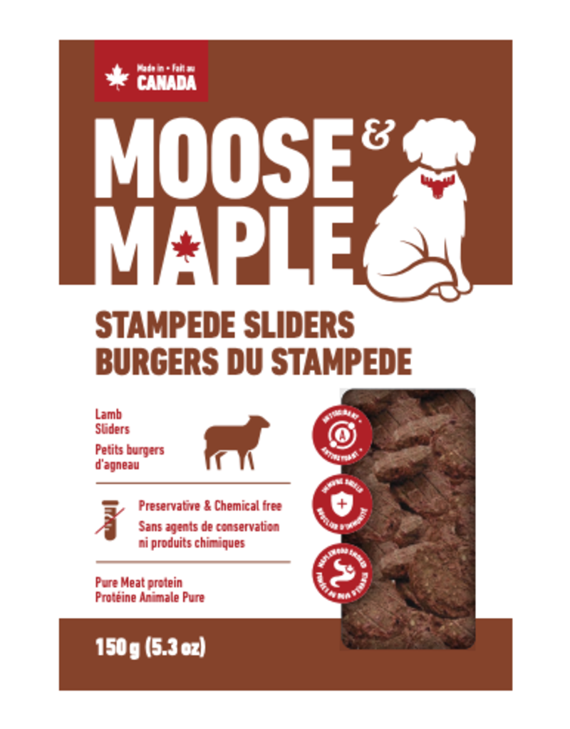 Moose & Maple Moose & Maple Stampede Sliders - Lamb Dog Treats 150g