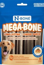 N-Bone N-Bone Mega Bone Long Lasting Chew Sticks for Dogs - Mac & Cheese 6pk (16.8oz)