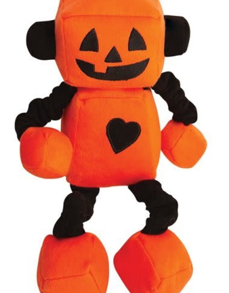 snugarooz Snugarooz Halloween Jack O Bot Dog Toy - 13in