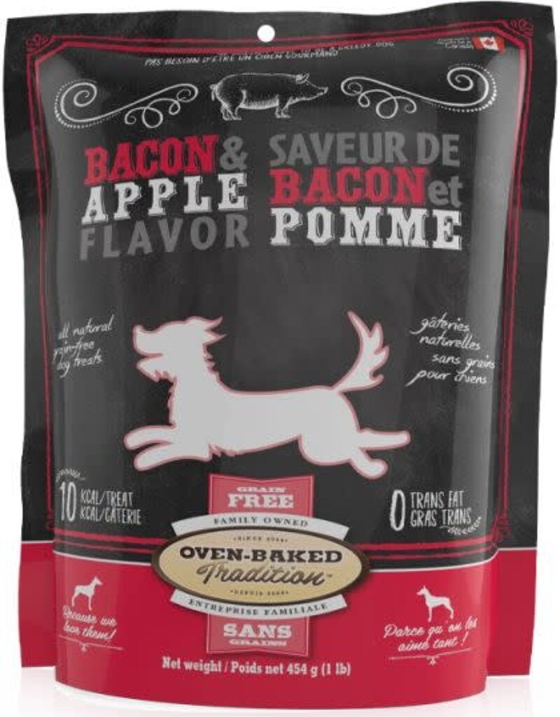 Oven Baked Traditional Grain Free Bacon & Apple Dog Treat 454g