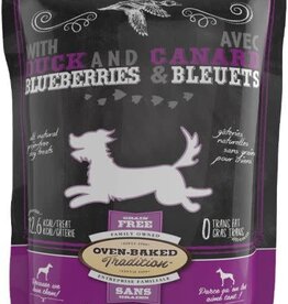 Oven Baked Traditional Grain Free Duck & Blueberrues Dog Treat 454g