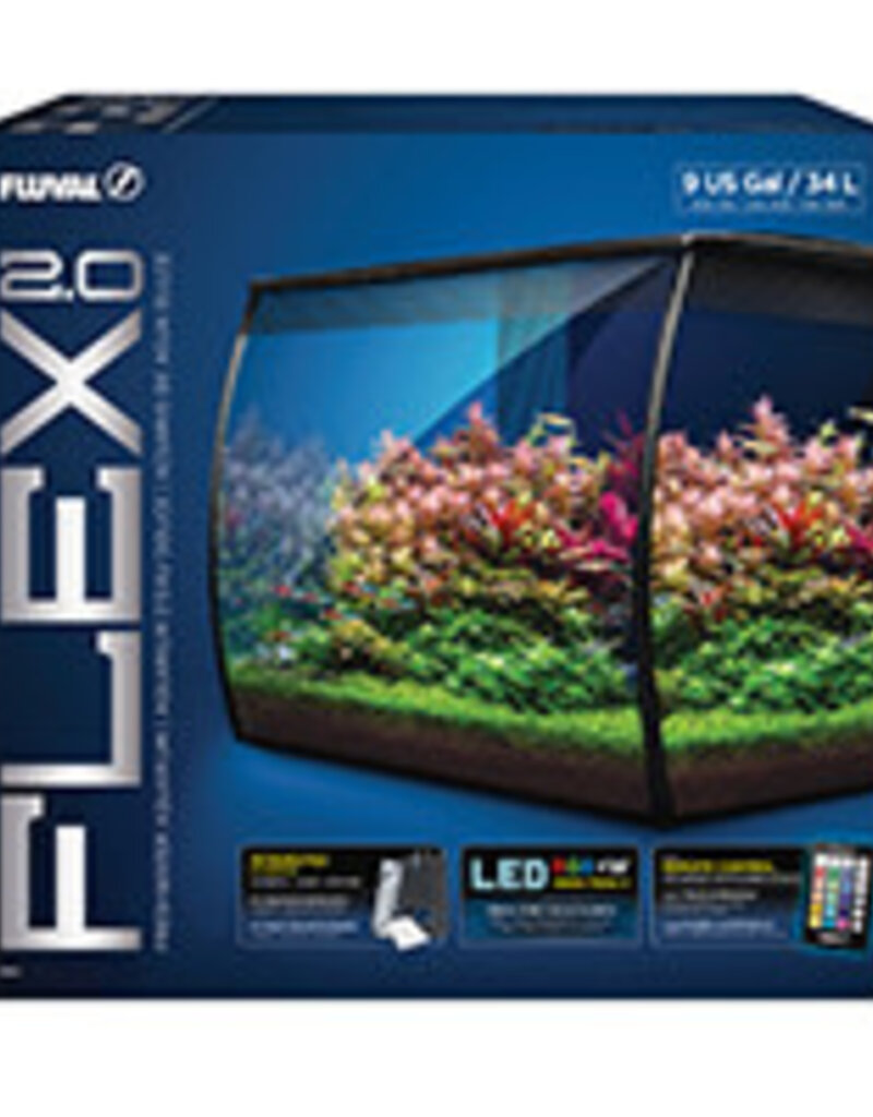 Fluval Fluval Flex 2.0 Aquarium Kit - 34 L (9 US gal)