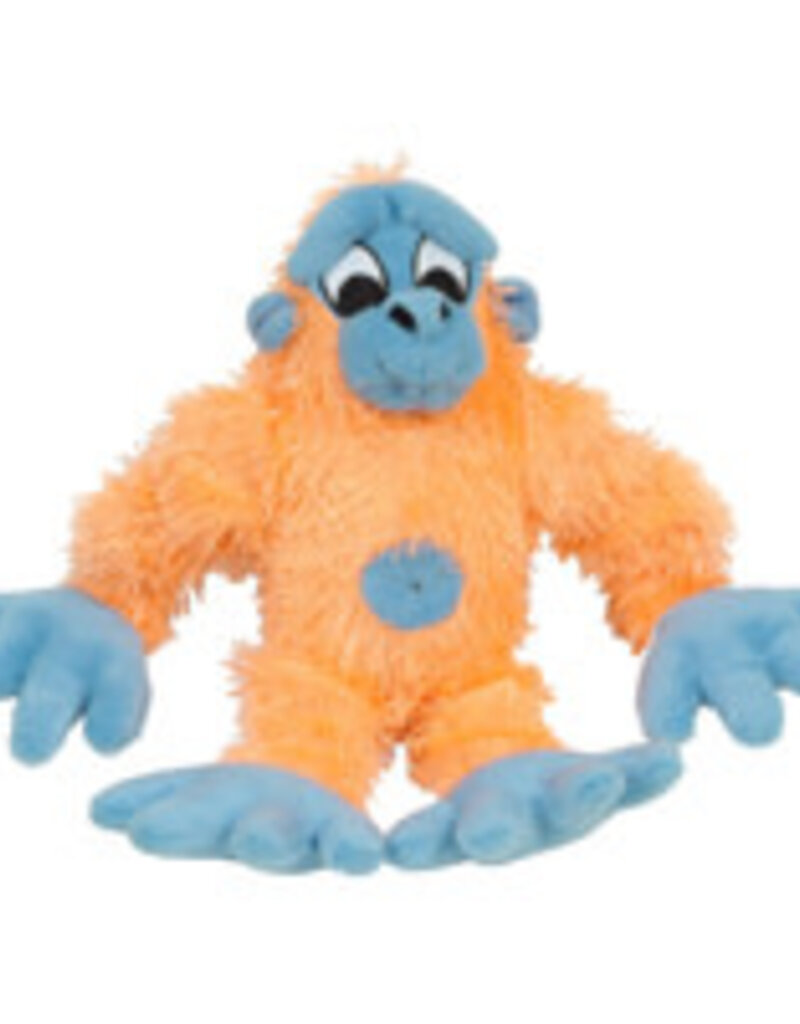 Dogit Dogit "Puppy Luvz" Plush Dog Toy with Squeaker - Orange Gorilla