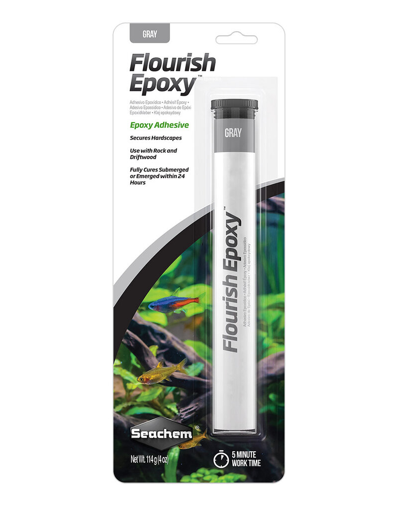 Seachem Flourish Epoxy - 4 oz - Gray