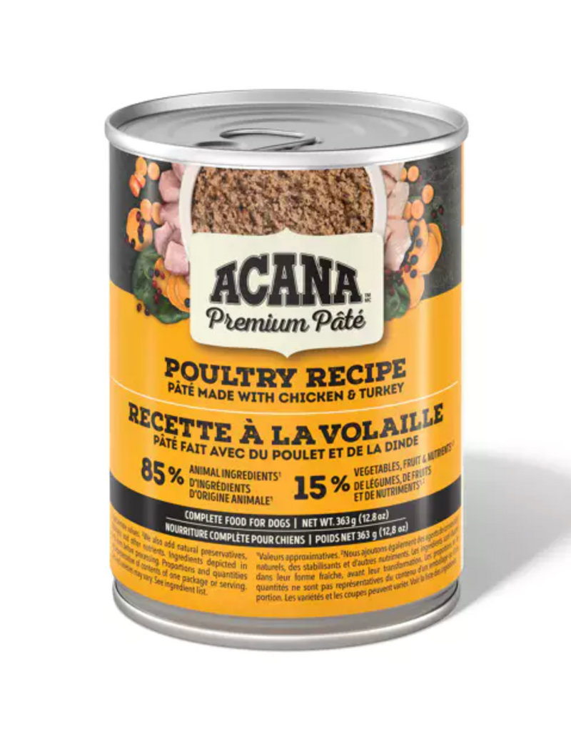 Acana Acana Premium Wet Dog Food Poultry Recipe 363g