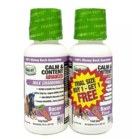 Liquid Vet Liquid Vet Canine Calm & Content Advanced - Bacon Flavour 8oz (2 pk)
