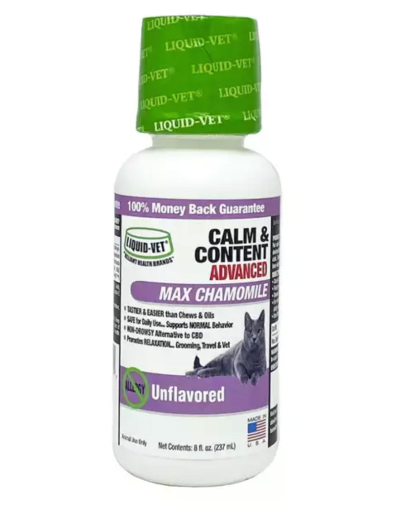 Liquid Vet Liquid Vet Feline Calm & Content Advance - Unflavoured 8oz