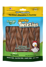 Emerald Pet Emerald Pet 6" Twizzies Chicky - Size 6 Pack