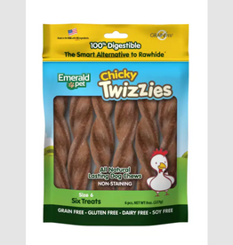 Emerald Pet Emerald Pet 6" Twizzies Chicky - Size 6 Pack
