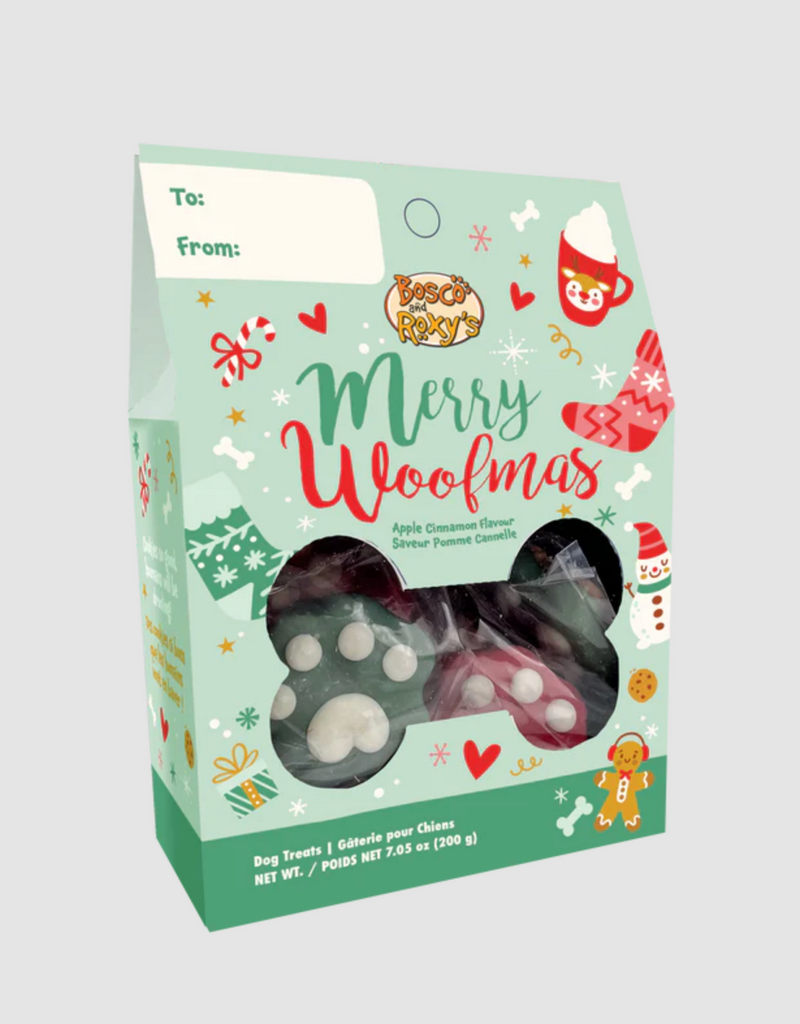Bosco and Roxy's Cookie - Bosco and Roxy's Prepackaged Small Holiday Paws 8pk
