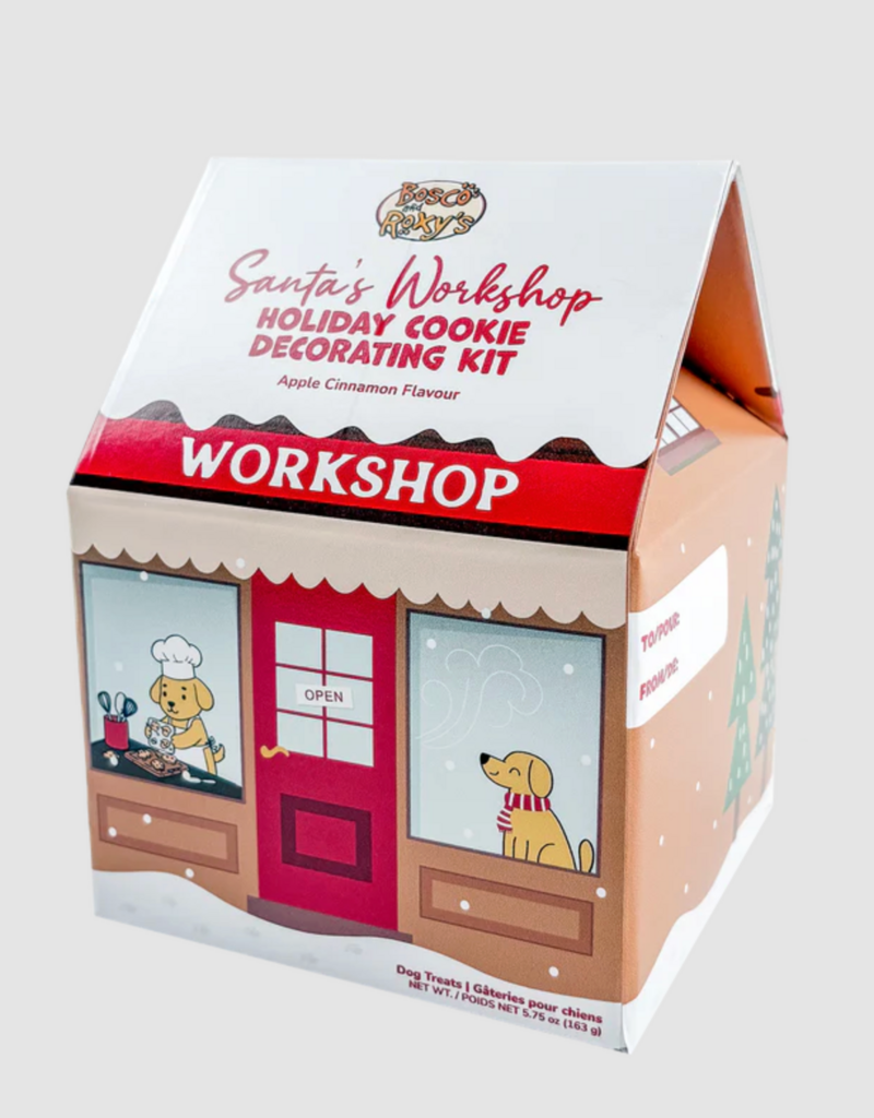 Bosco and Roxy's Bosco and Roxy's Santa's Workshop Holiday Cookie Decorating Kit