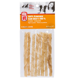 Dogit Dogit Rawhide Twists 12.7cm (5in) - 8pk