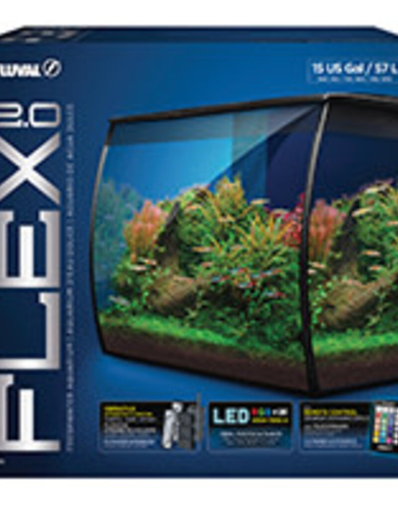 Fluval Fluval Flex 2.0 Aquarium Kit, 57 L (15 US gal)