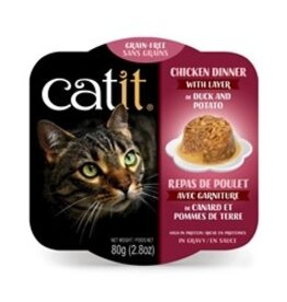 Catit Catit Chicken Dinner with Duck & Potato - 80 g (2.8 oz)