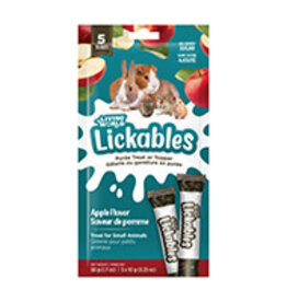 Living World Lickables Small Animal Treat - Apple Flavour - 5 Tubes (10 g)