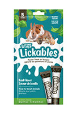 Living World Lickables Small Animal Treat - Basil Flavour - 5 Tubes (10 g)