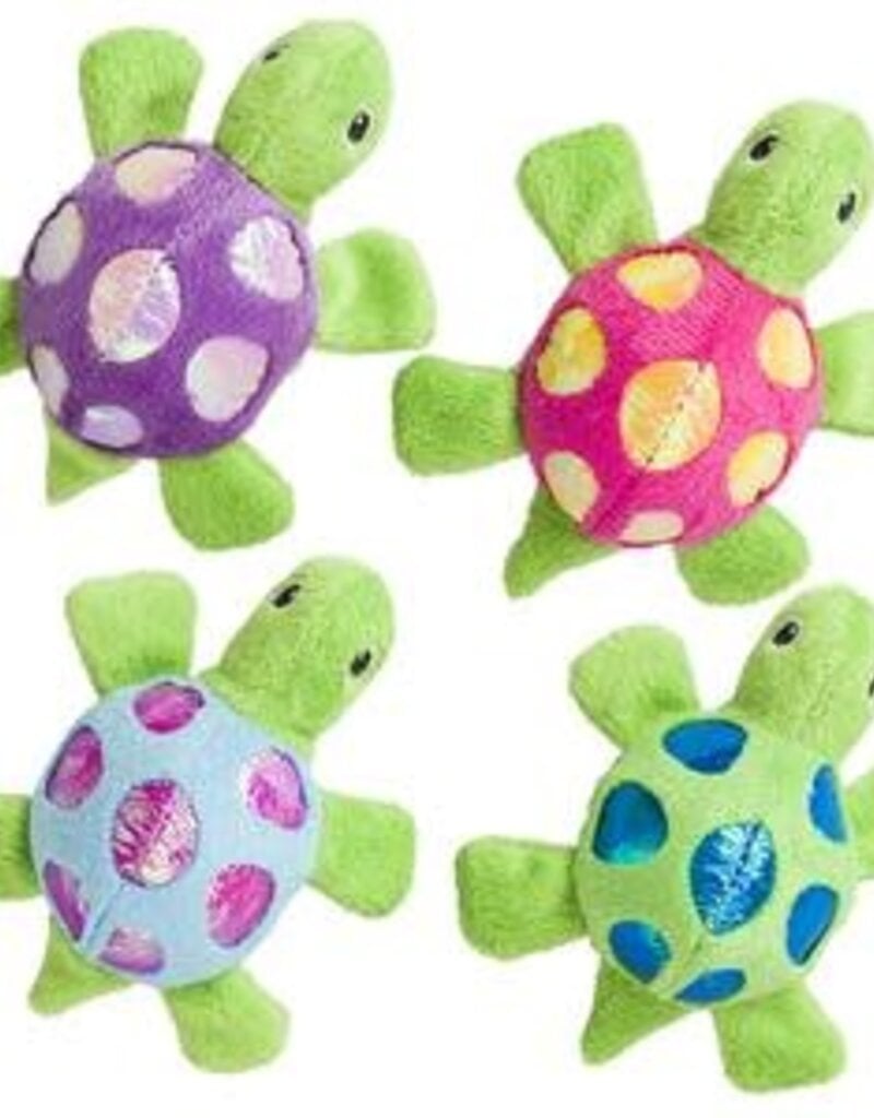 Spot Spot Shimmer Glimmer Turtle with Catnip Cat Toy