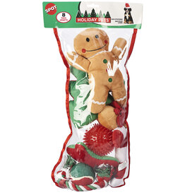 Spot Spot Holiday Stocking Assorted Dog Toys - XLarge 8pc.