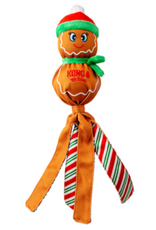 Kong Kong Holiday Wubba Gingerbread Man Dog Toy - Large