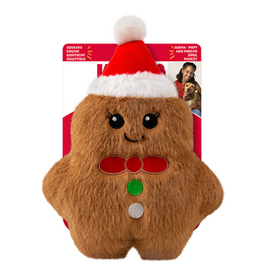 Kong Kong Holiday Snuzzles Gingerbread Man Dog Toy - Medium