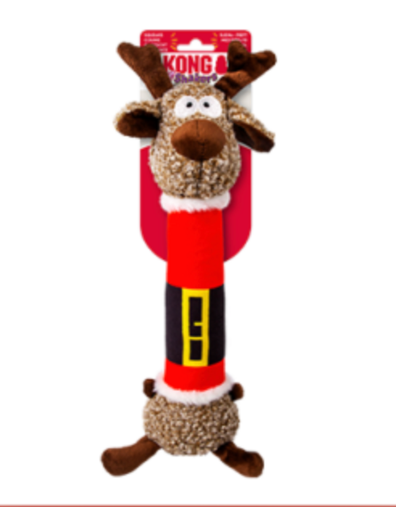 Kong Kong Holiday Shakers Luvs Reindeer Dog Toy - Medium