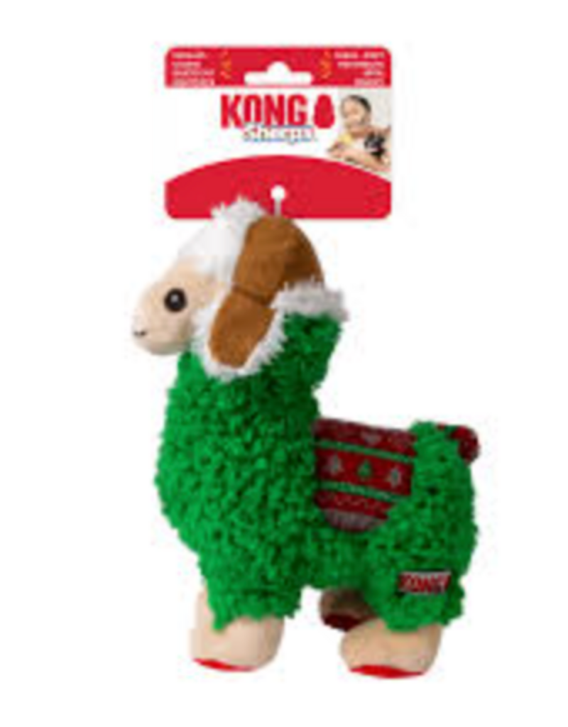 Kong Kong Holiday Sherps Llama Dog Toy - Medium