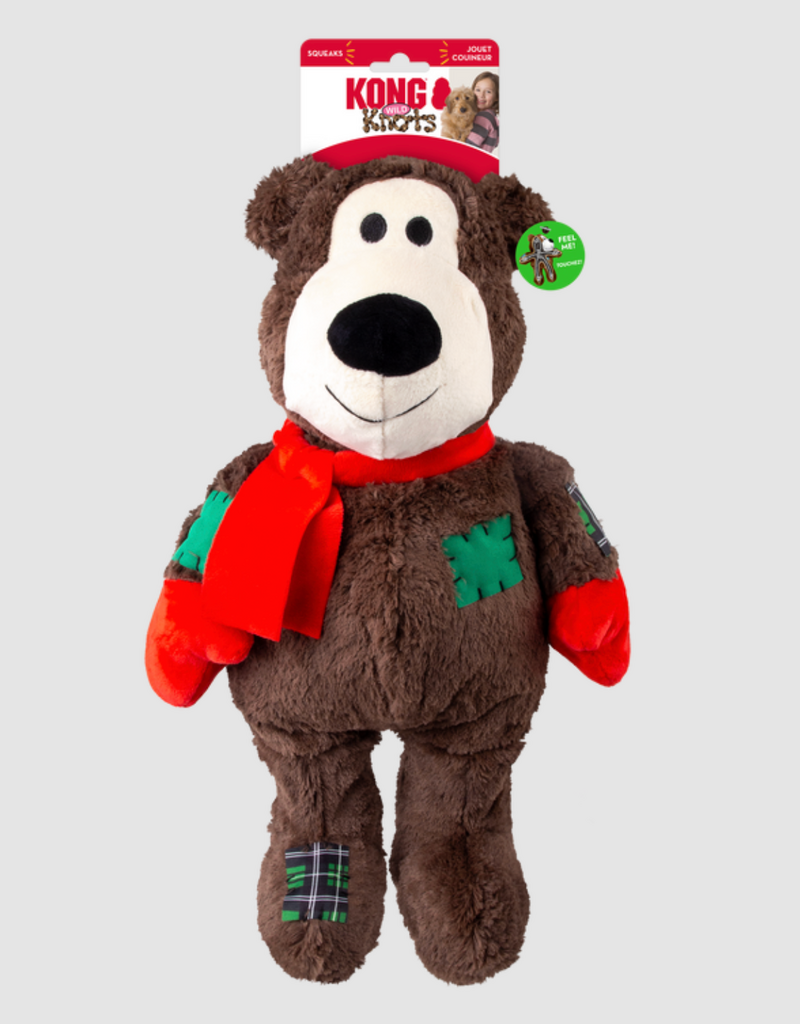 Kong Kong Holiday Wild Knots Jumbo Bear - Assorted XLarge
