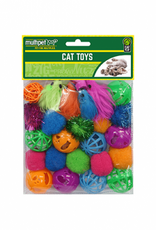 Multipet Value Pack Cat Toys - 24pc