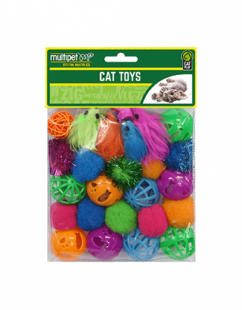 Multipet Value Pack Cat Toys - 24pc