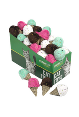 Multipet Ice Cream Cone Cat Toy - 1pc