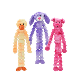 Multipet Crimpy Cuddlerz Assorted Dog Toy - Medium 18"