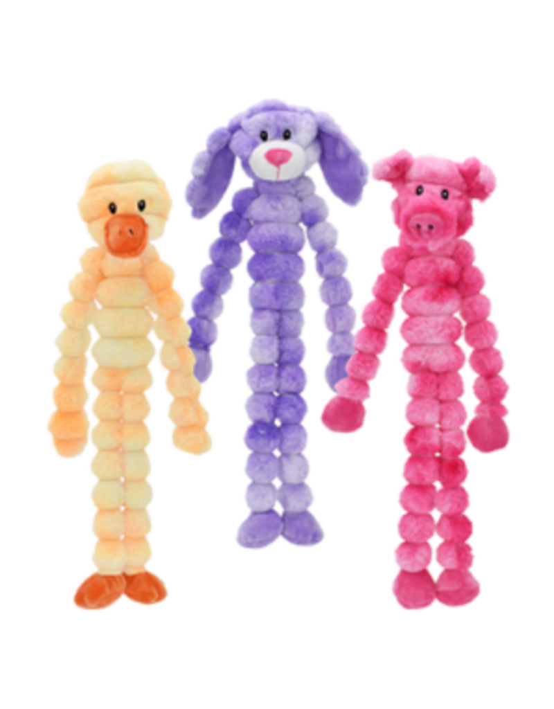 Multipet Crimpy Cuddlerz Assorted Dog Toy - Medium 18"