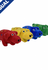 Multipet Minipet Plush Globlet Assorted Dog Toy - 4"