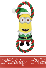 Multipet Holiday Minions Kevin the Elf Tug Dog Toy 10.5"