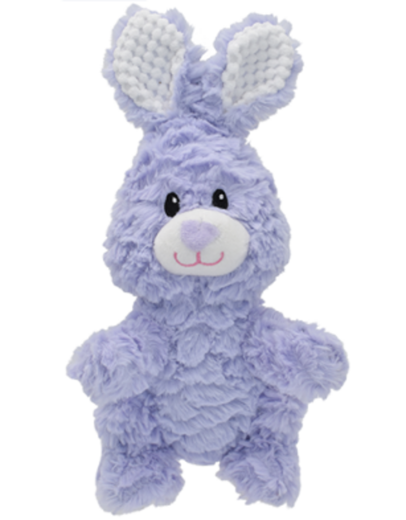 Multipet Wrinkleez Plush Rabbit Dog Toy 9"