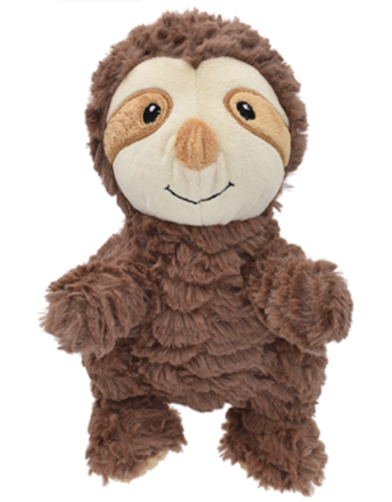 Multipet Wrinkleez Plush Sloth Dog Toy 9"