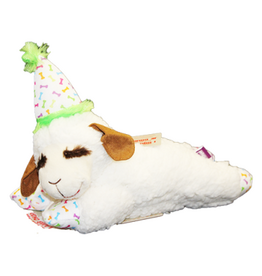 Multipet Lamb Chop with Birthday Hat 10.5"