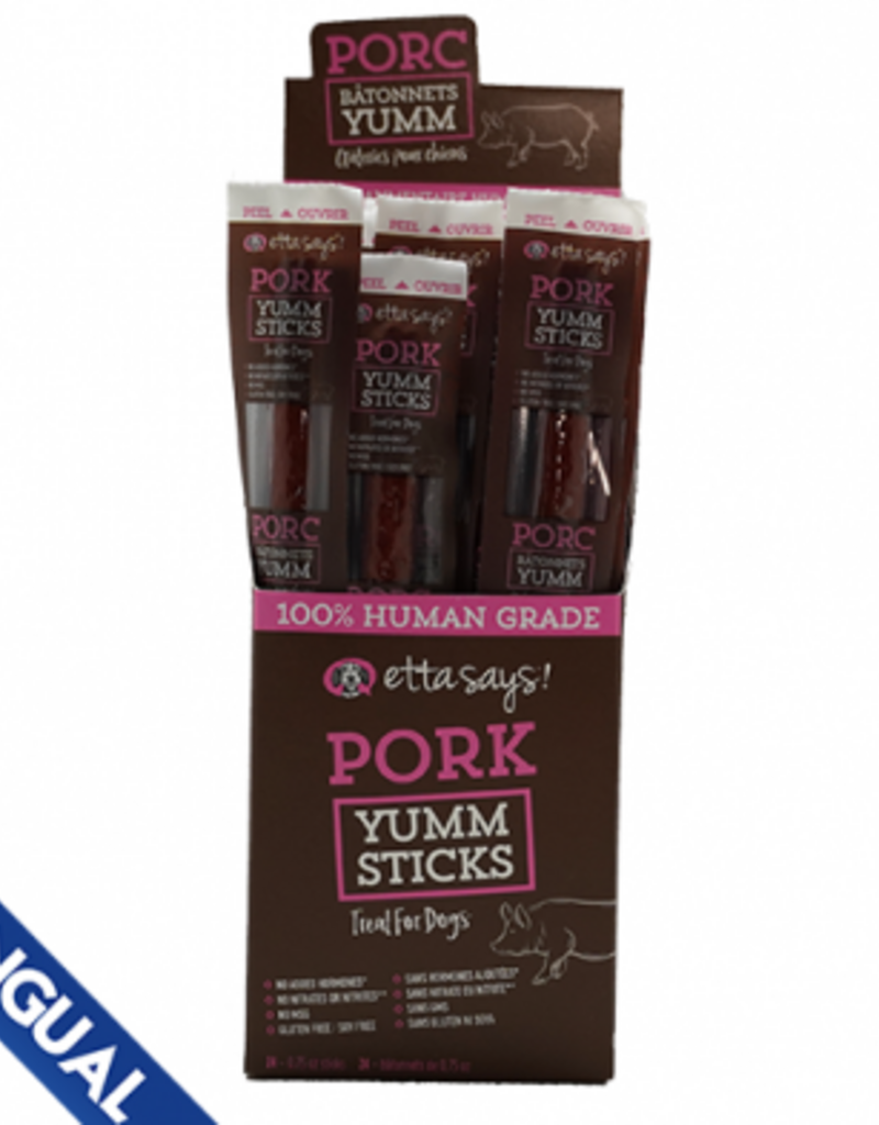 Etta Says! Etta Says! Yumm Sticks! Pork Dog Treat