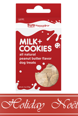 Spunky Pup Spunky Pup Holiday Milk & Cookies Peanut Butter Dog Treats 4oz