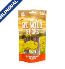 This & That Be Wild Bison Sticks Dog Treats 6ct