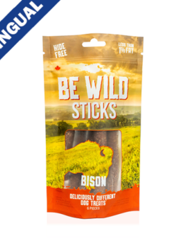 This & That Be Wild Bison Sticks Dog Treats 6ct