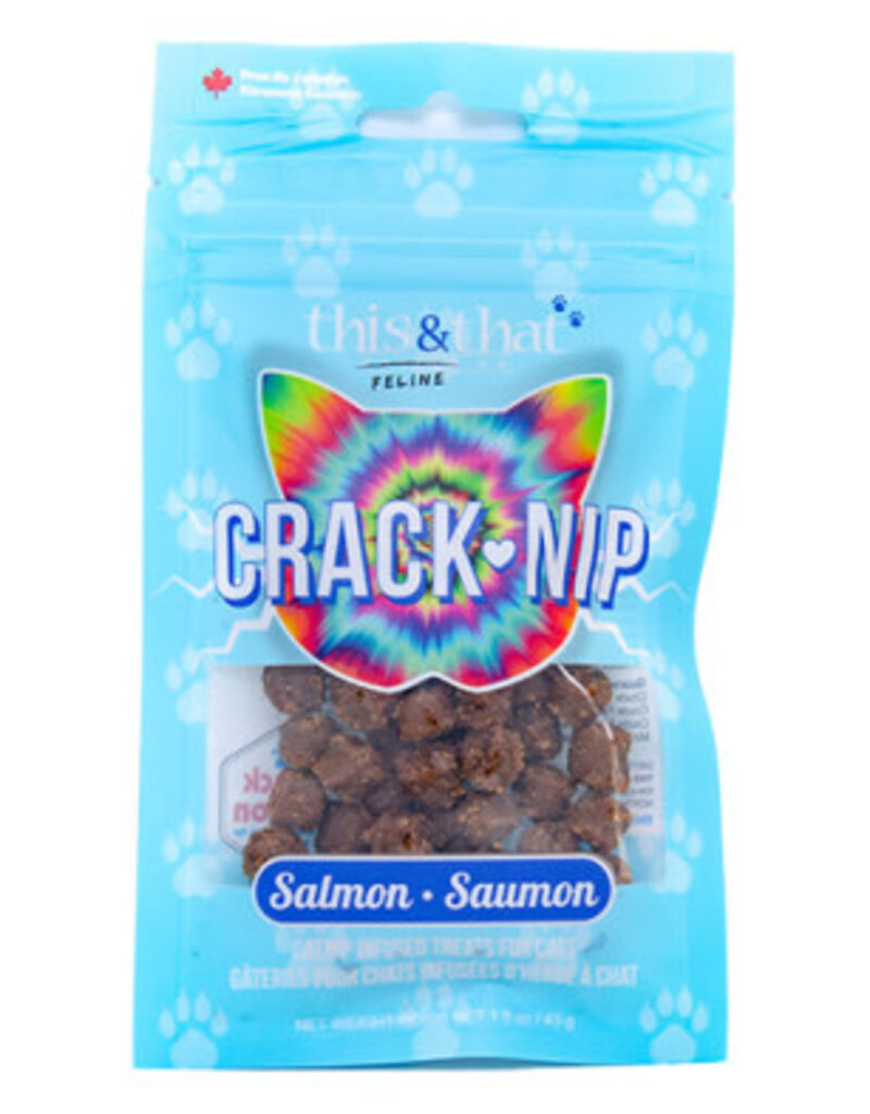 This & That Crack-Nip Salmon Cat Treat 43g