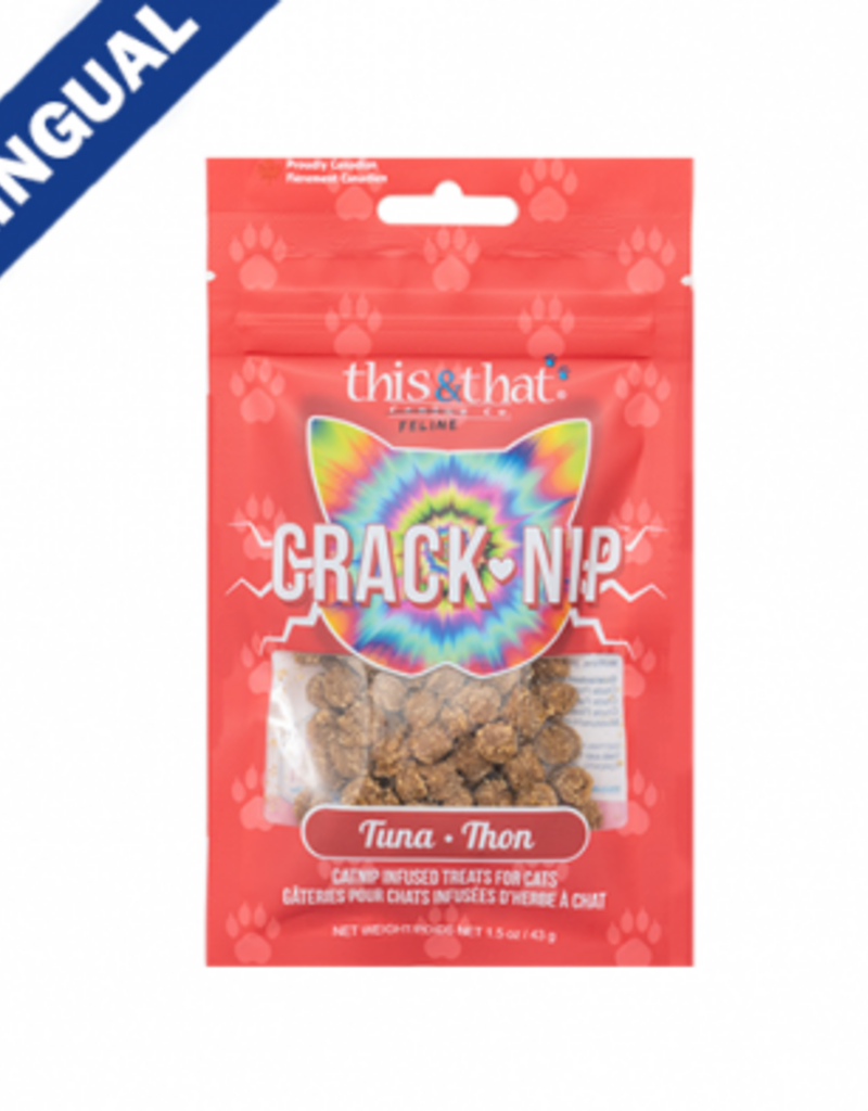 This & That Crack-Nip Tuna Cat Treat 43g