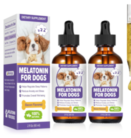 Amazon Liquid Melatonin for Dogs - Bacon Flavour 2 fl oz - 1 bottle