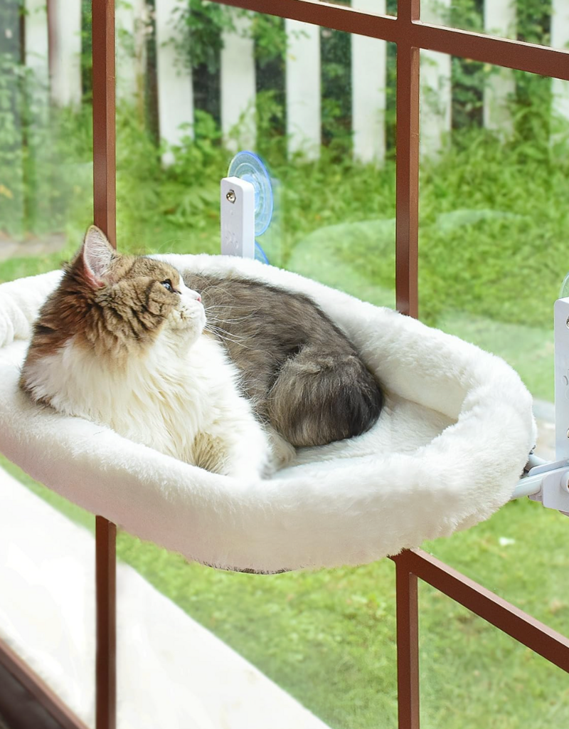 Amazon Cat Hammock for Window with 4 Strong Suction Cups