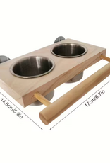 Temu Hanging Stainless Steel Bird Feeding Cups with Clip